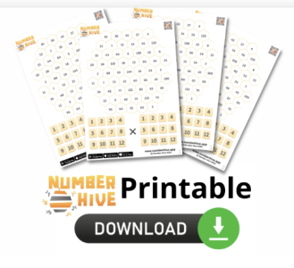 Number Hive Printable Game sheets available for your classroom or at home